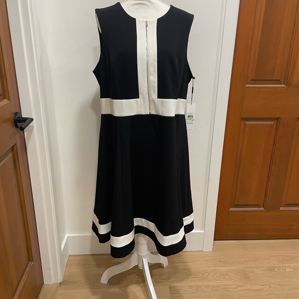 Calvin Klein Black & White dress
